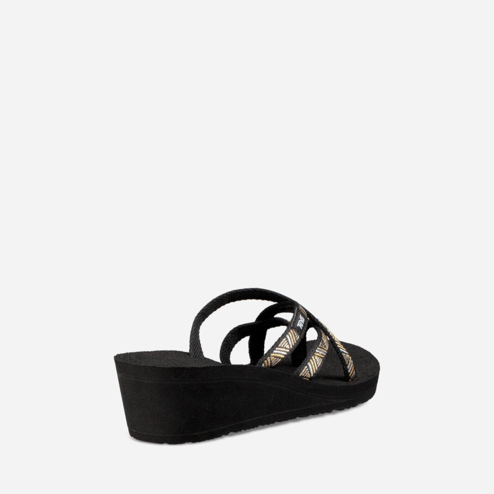 Multicolor Women's Teva Mush Mandalyn Ola 2 Wedge Sandals | 981-MVIJCR