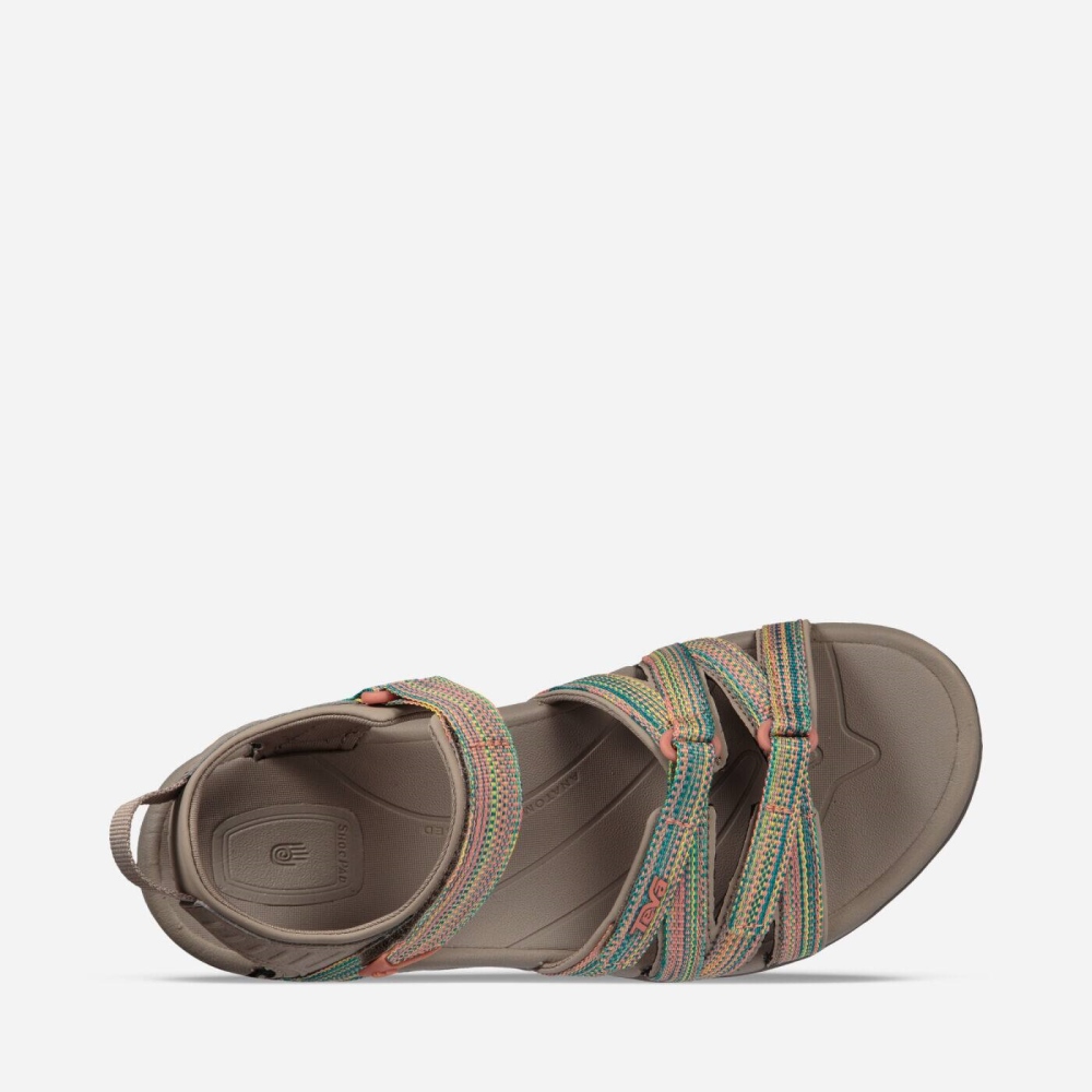 Multicolor Women's Teva Tirra Hiking Sandals | 241-FQEHRX