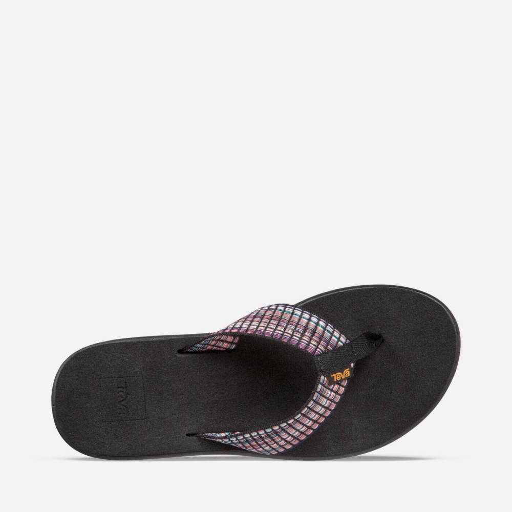 Multicolor Women's Teva Voya Flip Flops | 246-CEPFRL