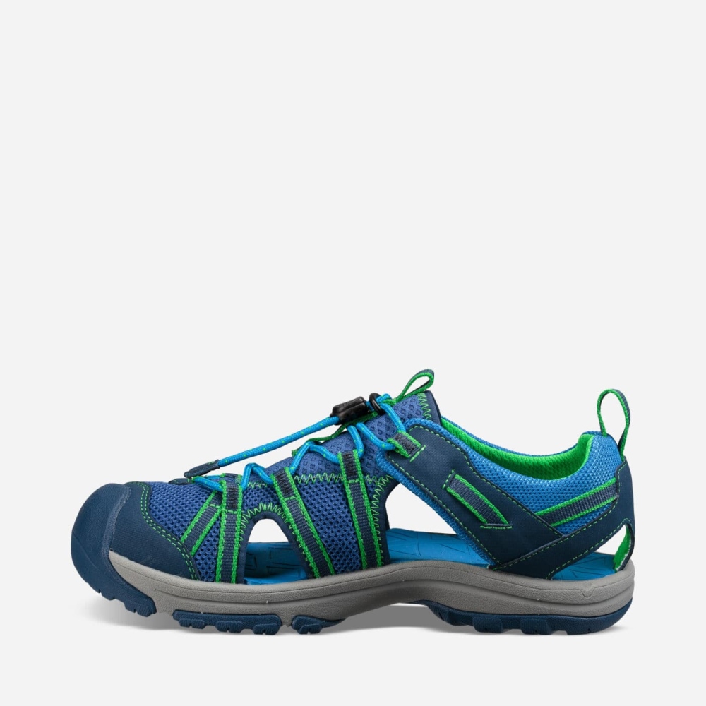 Navy Kids' Teva Manatee Hiking Sandals | 649-OYLPGX