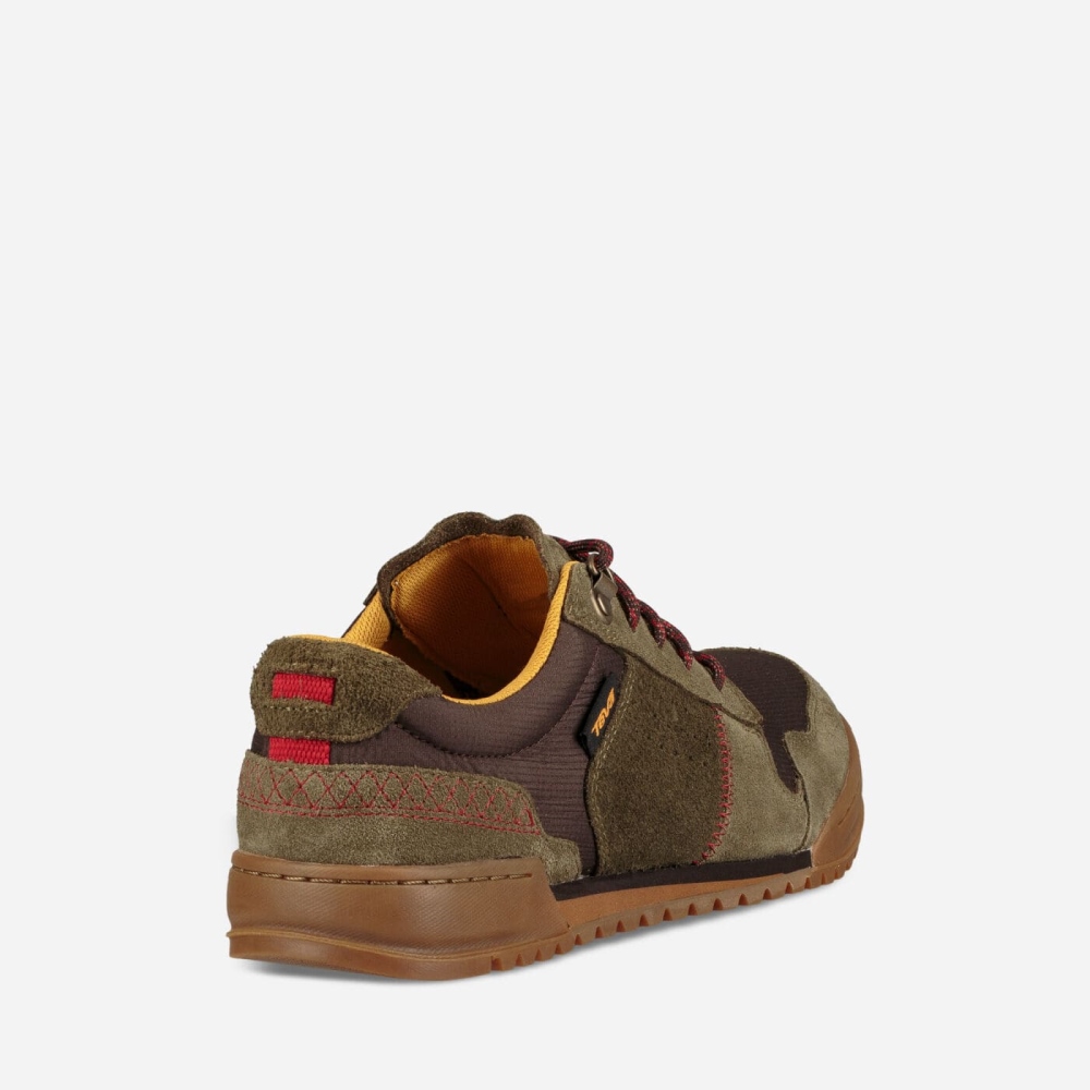 Olive Brown Men's Teva Highside 84 Lace Up Shoes | 732-UQIFYC