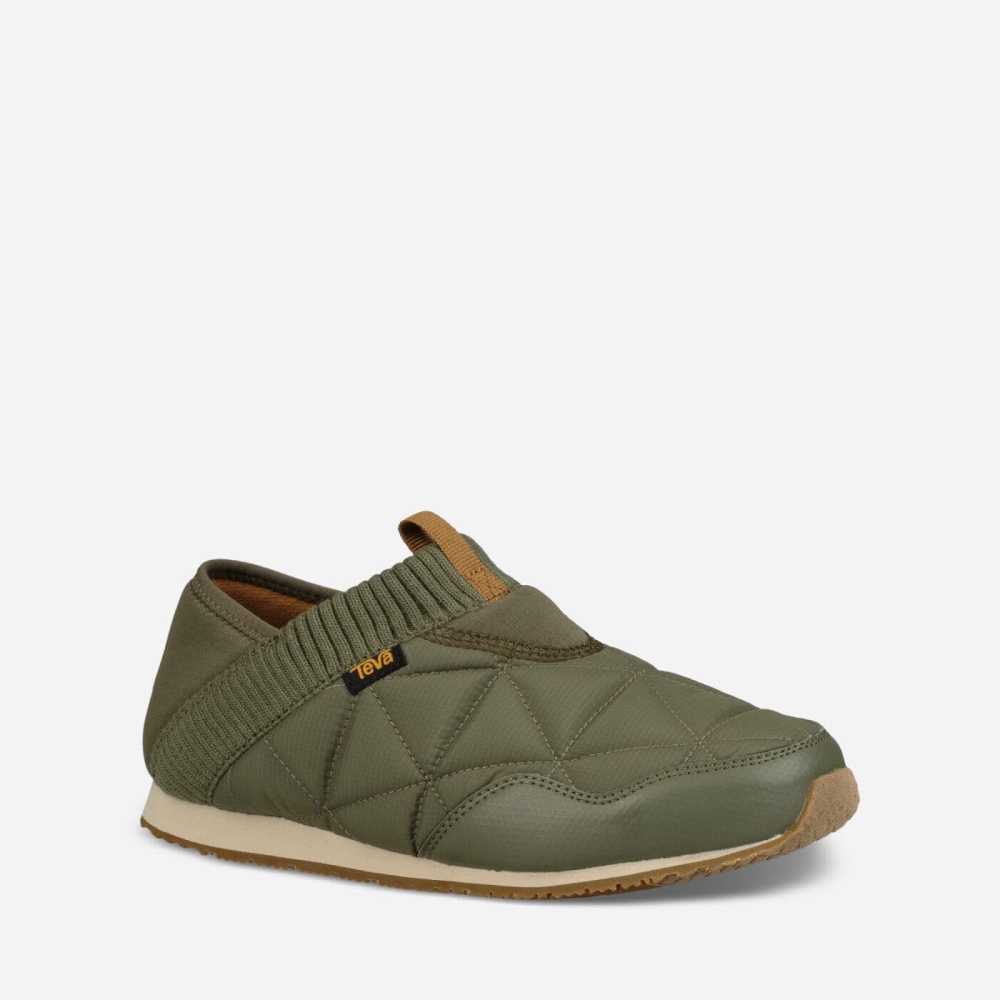 Olive Women's Teva Ember Moc Slip On Shoes | 146-ORUNKV