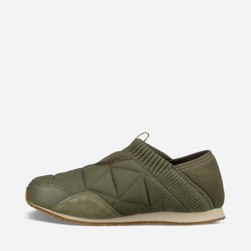 Olive Women's Teva Ember Moc Slip On Shoes | 146-ORUNKV