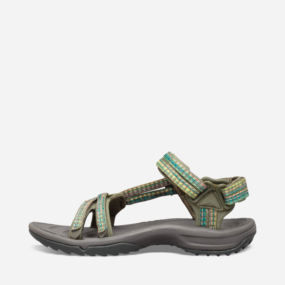 Olive Women's Teva Terra Fi Lite Hiking Sandals | 789-ENGIYV