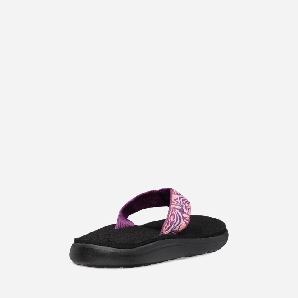 Pink Women's Teva Voya Flip Flops | 079-WRXPSZ