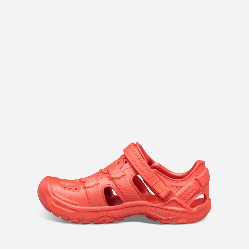 Red Kids' Teva Omnium Drift Slip On Shoes | 230-ZMWFRE