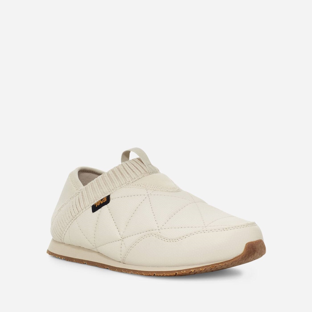 White Women's Teva Ember Moc Slip On Shoes | 396-GMWBKY
