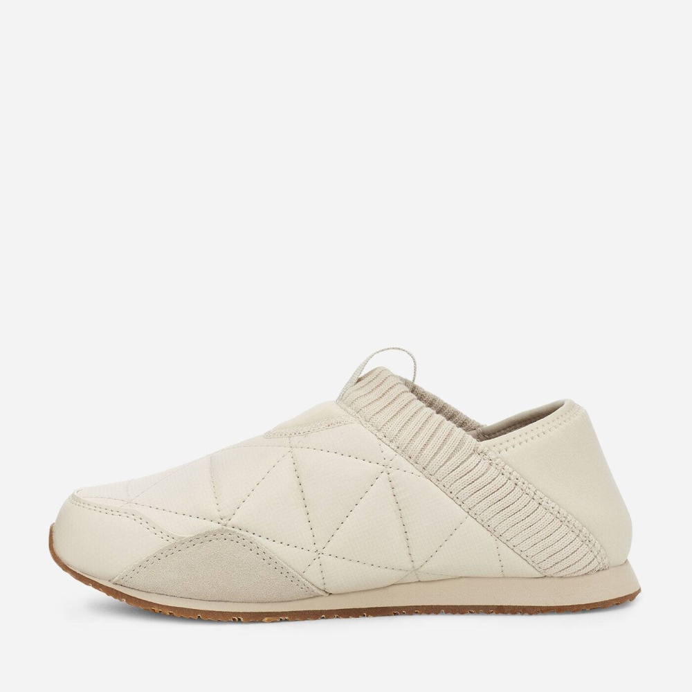White Women's Teva Ember Moc Slip On Shoes | 396-GMWBKY
