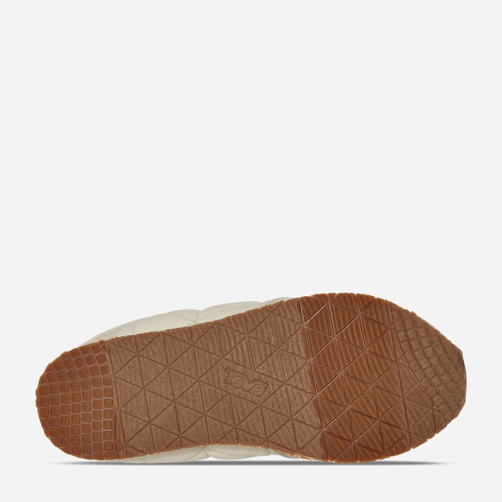 White Women's Teva Ember Moc Slip On Shoes | 396-GMWBKY