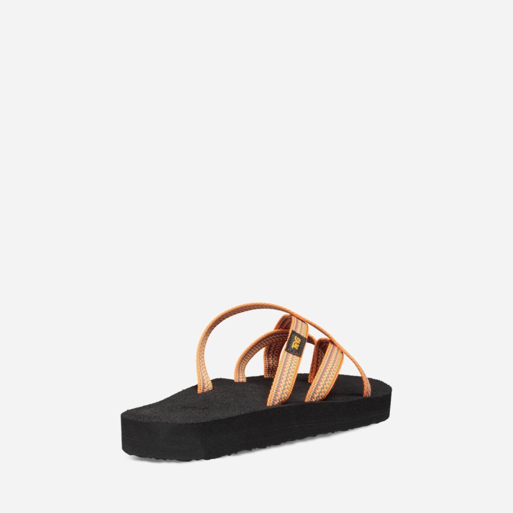 Yellow Women's Teva Olowahu Flip Flops | 823-OGWXTM