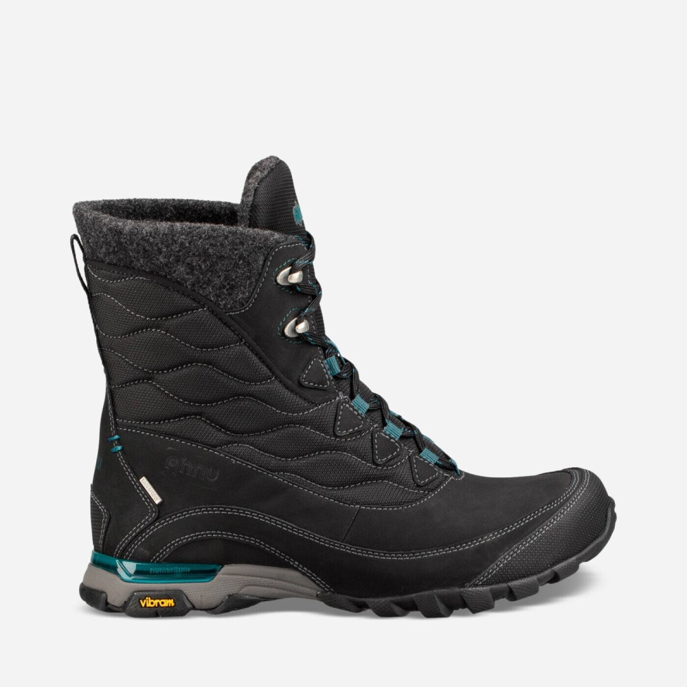 Black Women's Teva Sugarfrost Insulated WP Lace Up Shoes | 613-XGEKSU