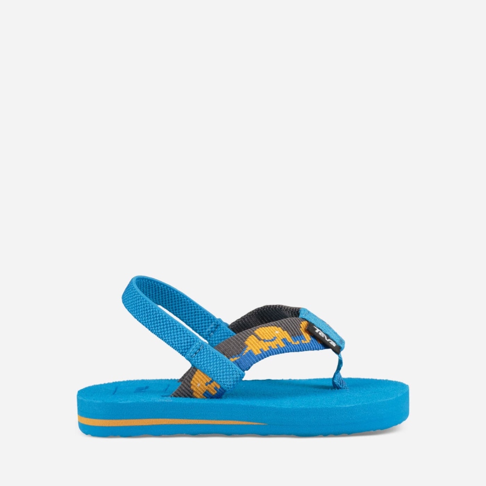 Blue Kids' Teva Mush II Flip Flops | 859-TCAVJO