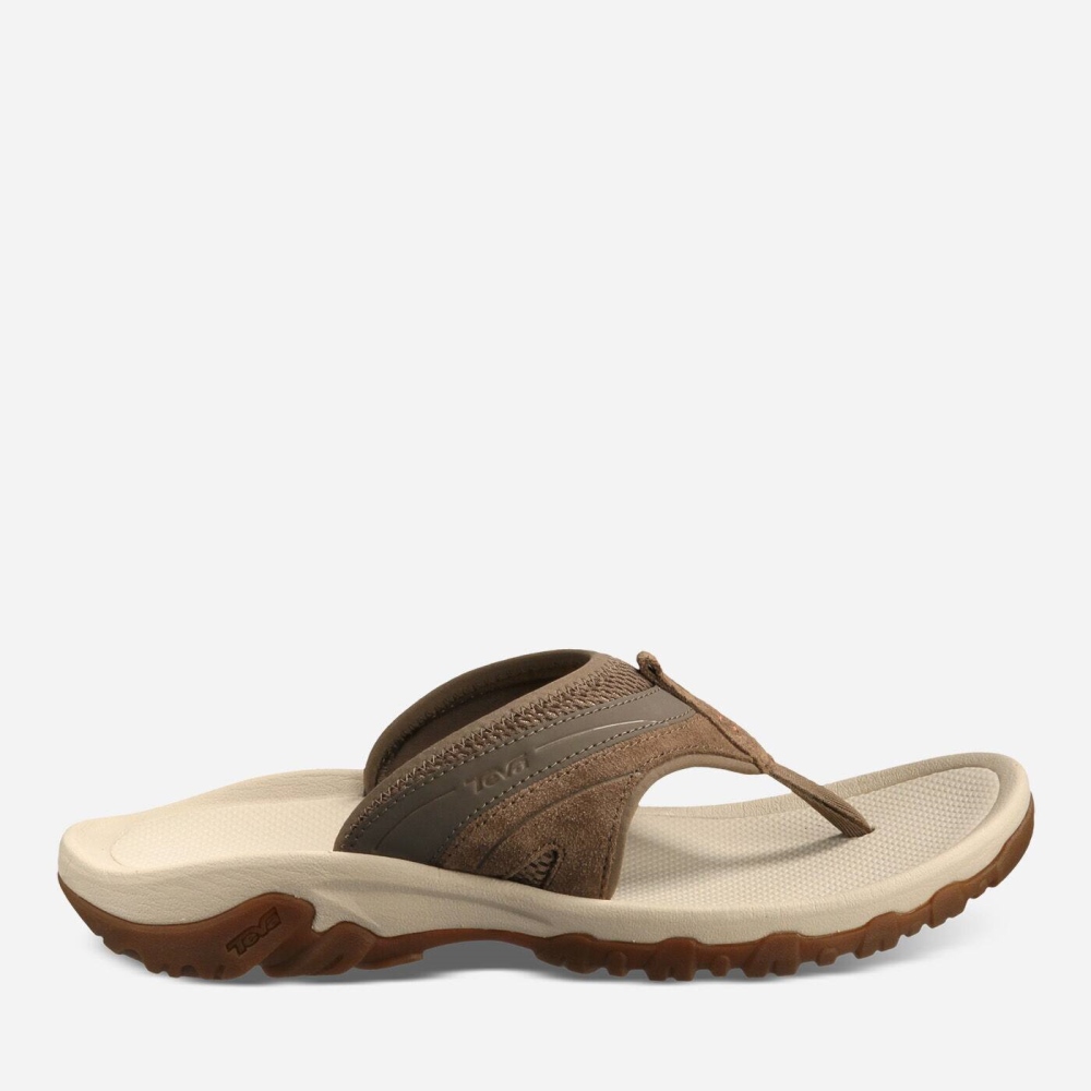 Brown Men's Teva Pajaro Hiking Sandals | 769-XSAIOM