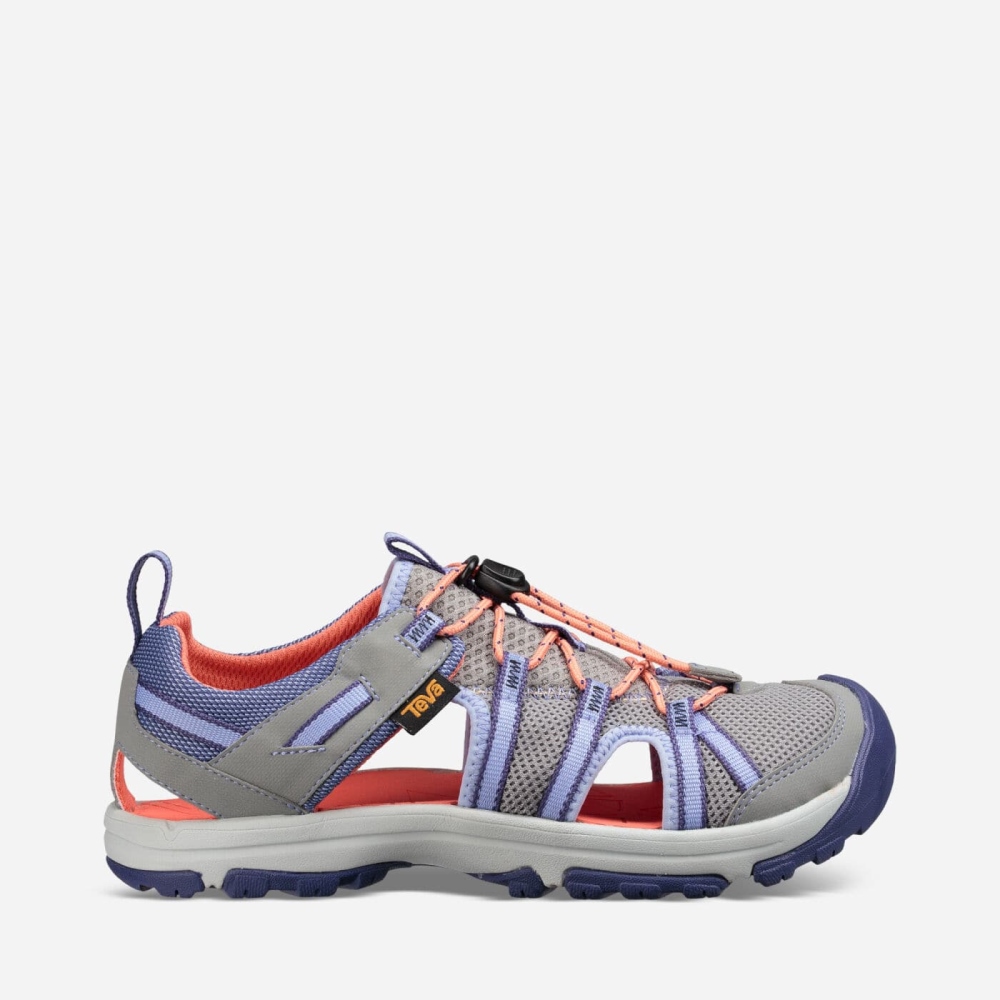 Grey Purple Kids' Teva Manatee Hiking Sandals | 039-MVTURJ