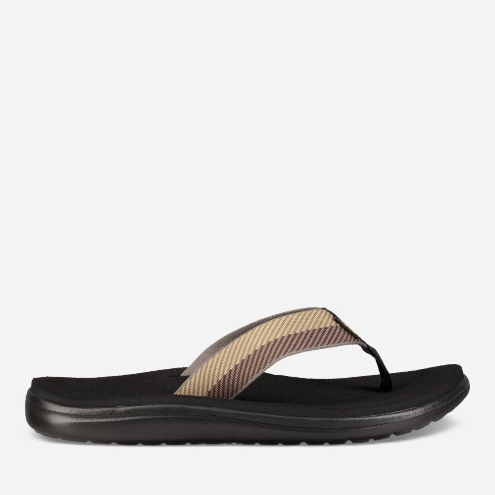 Multicolor Men's Teva Voya Flip Sandals | 158-WCERYD