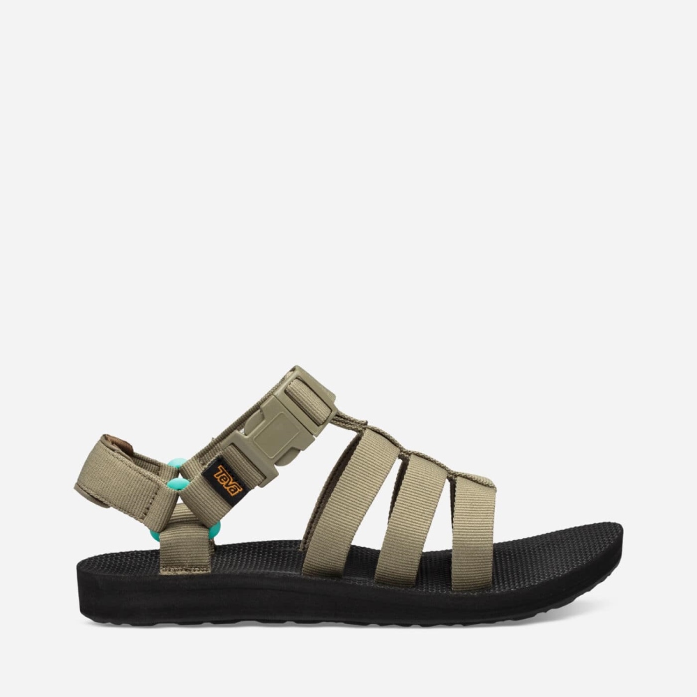 Olive Women's Teva Original Dorado Hiking Sandals | 046-DGQCKH