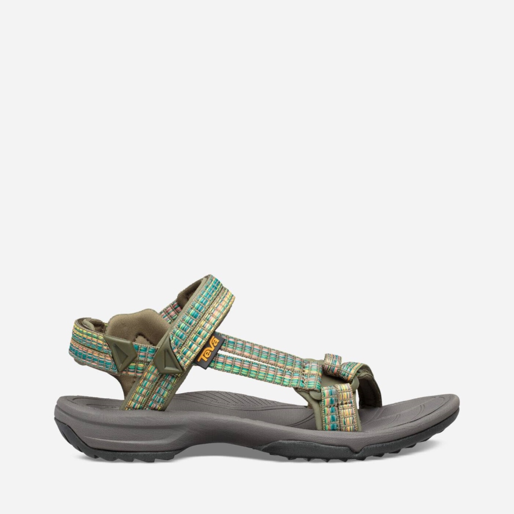 Olive Women's Teva Terra Fi Lite Hiking Sandals | 789-ENGIYV