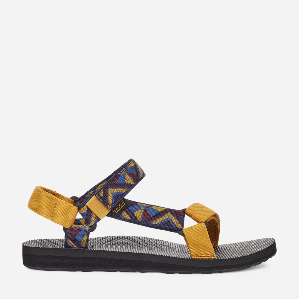 Yellow Multicolor Women's Teva Original Universal Hiking Sandals | 937-IVKCGZ